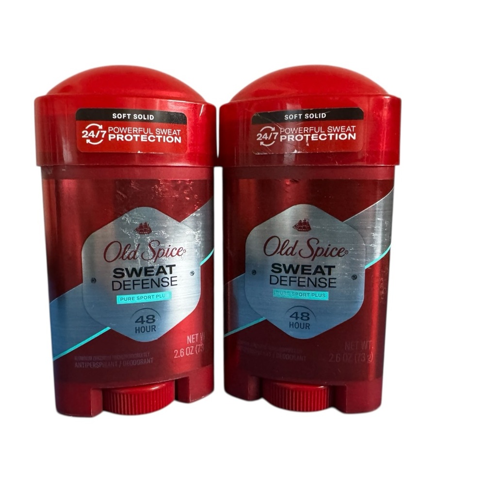 Old Spice Sweat Defense Soft Solid Deodorant Pure Sport Plus 2.6 oz (019)